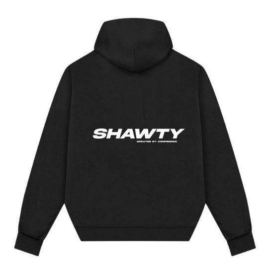 Hoodie zipper - Shawty Created by confidence